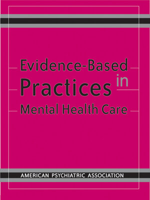 cover image of Evidence-Based Practices in Mental Health Care